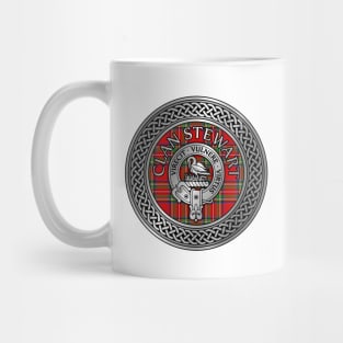 Clan Stewart Crest & Tartan Knot Mug